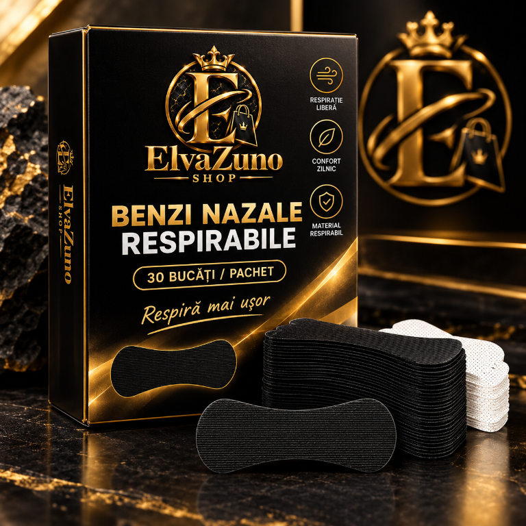 Pachetul ElvaZuno cu benzi nazale respirabile
